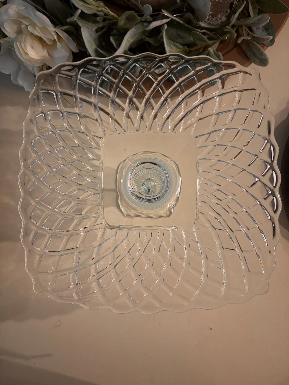 Clear Glass Pedestal Cake Stand - Elegant Serveware